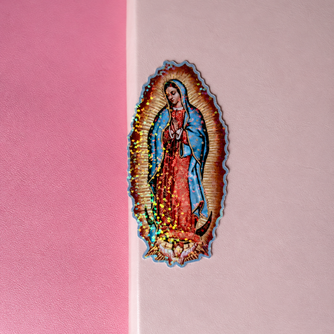 Virgin Mary Holographic Sticker