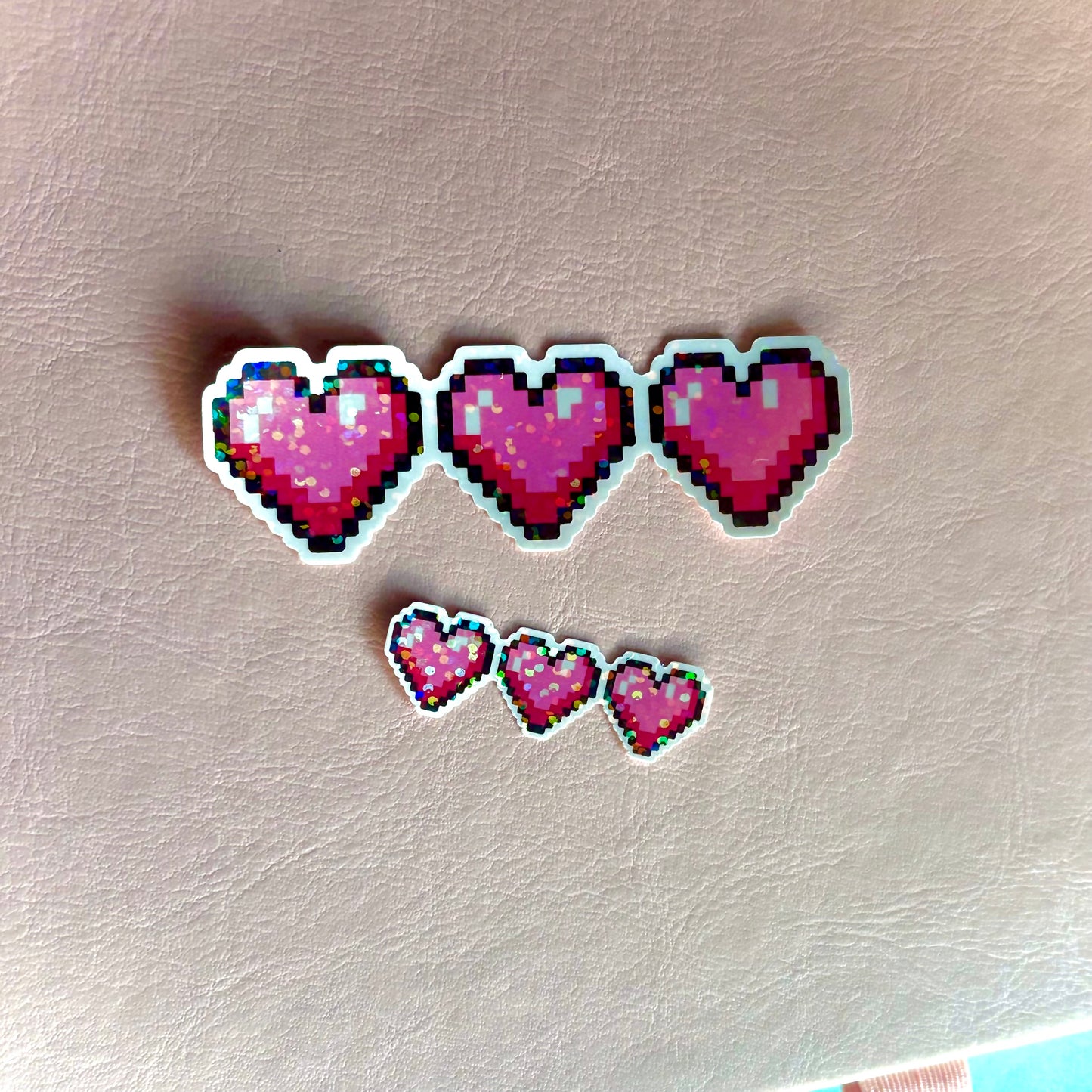 Pixel Heart (Set of 2)