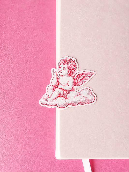 Cherub On Clouds Sticker
