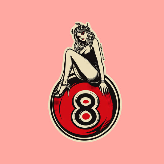 Demon Girl on 8ball