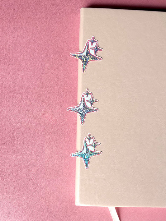 Chrome Stars (Set of 3)