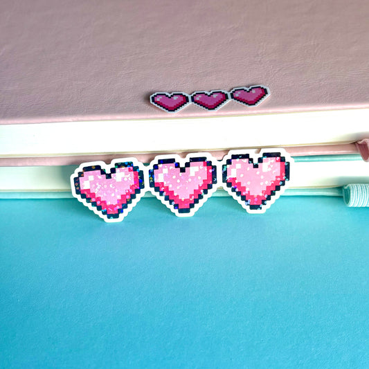 Pixel Heart (Set of 2)